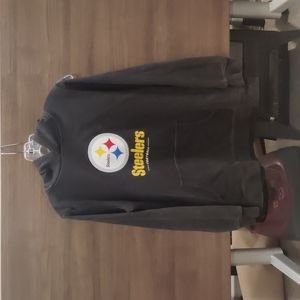 Steelers black pull over hoodie